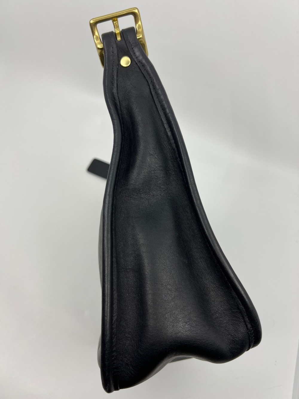 Vintage Coach Janice’s Legacy shoulder bag Black Glove Tanned Leather 9950 - Picture 4 of 16